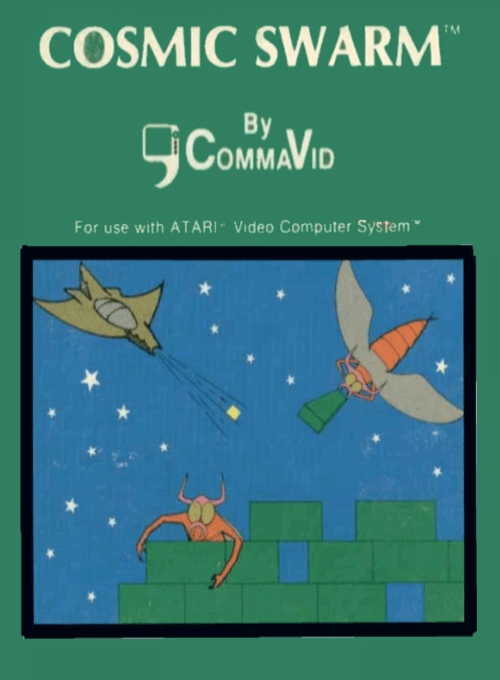 Cosmic Swarm box art for Atari 2600
